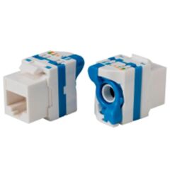 Uranium Kj-Uc6-18056Db Cat6 Utp 180 Derece Çevi̇rmeli̇ Keystone Jack Mavi̇ Renk