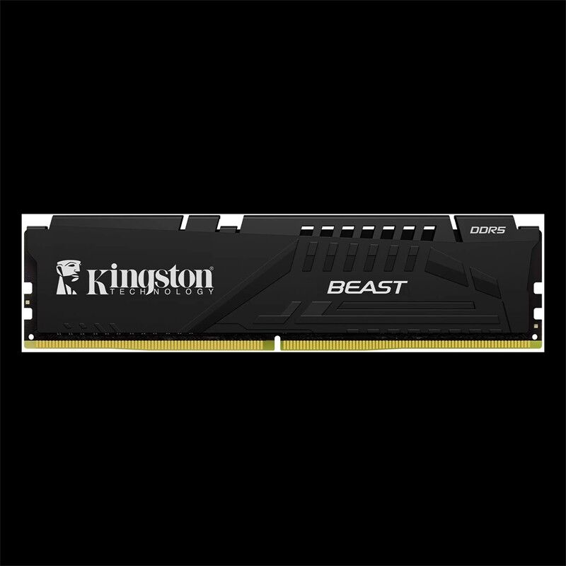 64 Gb Ddr5 6400Mhz Kingston Beast Black Expo 2X32Gb Cl36 Dimm Dt Kf564C32Bbek2-64Tr