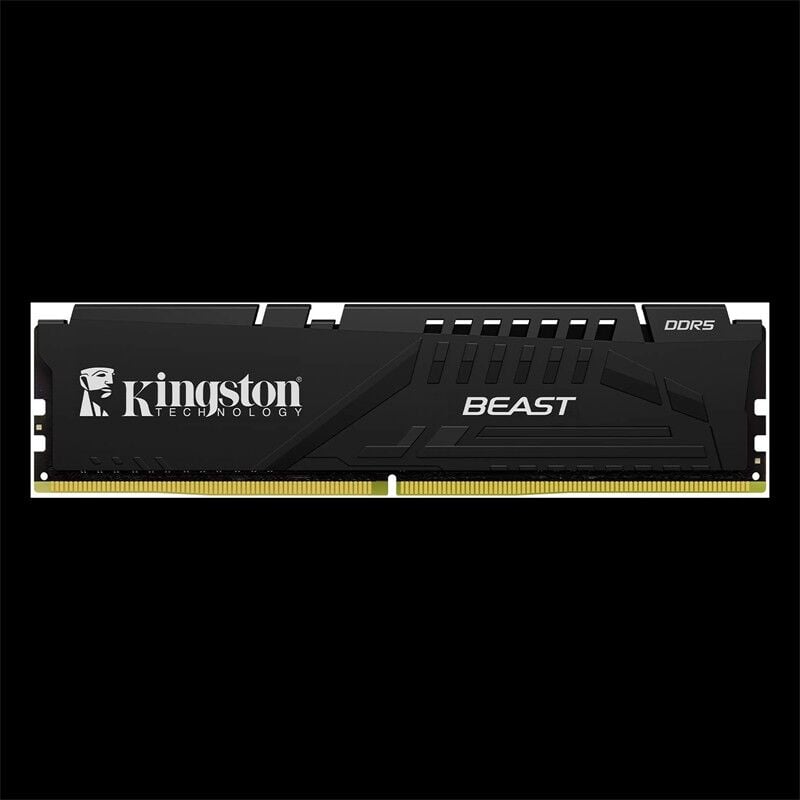 64 Gb Ddr5 6400Mhz Kingston Beast Black Expo 2X32Gb Cl36 Dimm Dt Kf564C32Bbek2-64Tr