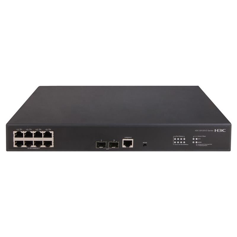 H3C 9801A1Qj S5120V2-10P-Pwr-Li 8 Port Gigabit+2X1Gb Sfp 125W Poe Yöneti̇lebi̇li̇r Rackmount Switch