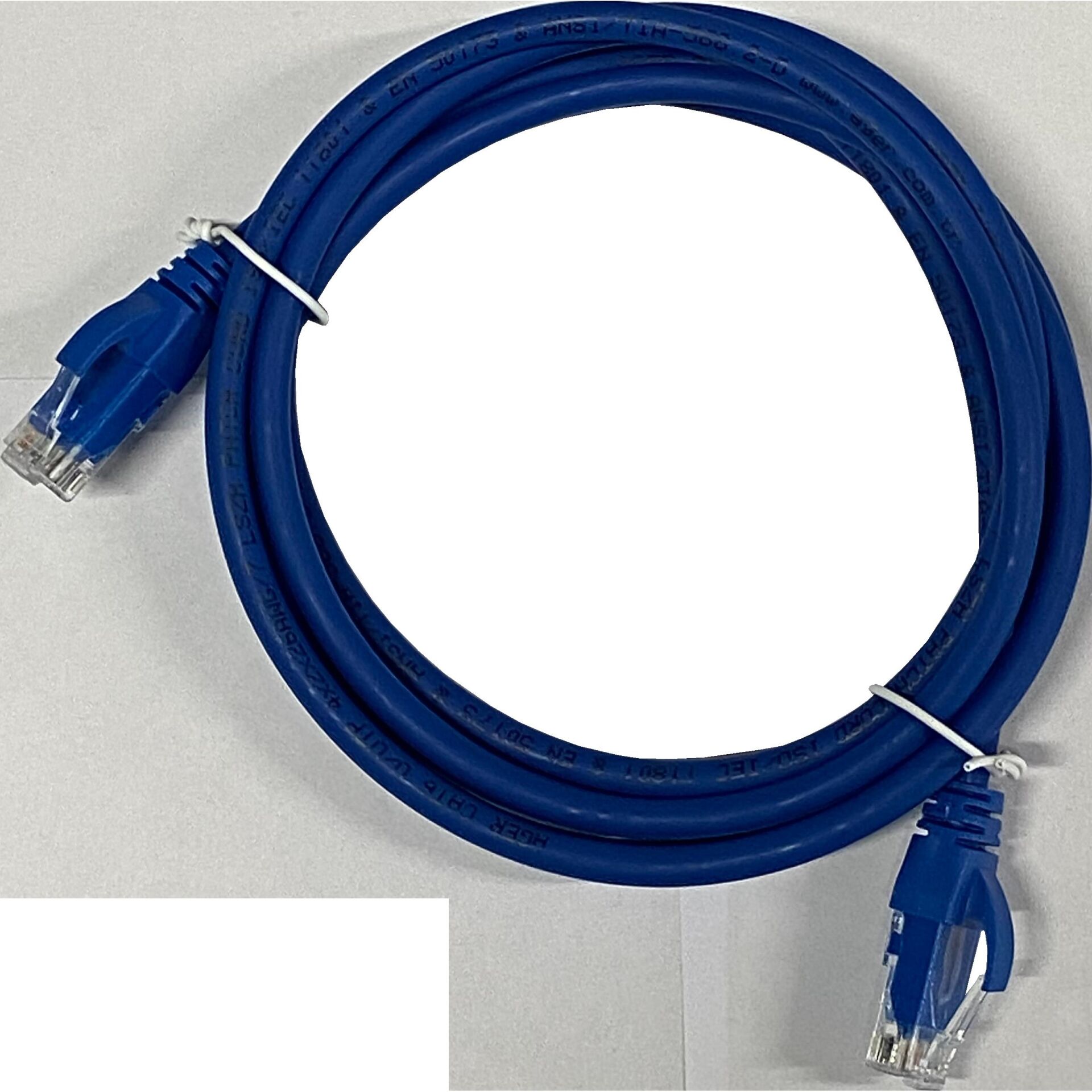 Ager Ac-602-020/B 2Mt Utp Cat6 Patch Kablo Mavi̇ Cu, Lszh Awg 26/7