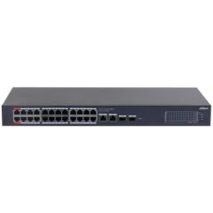 Dahua Cs4228-24Gt-375 24 Port Gigabit + 2X1Gb Sfp Uplink Cloud Yöneti̇lebi̇li̇r 400W Poe Rackmount Switch