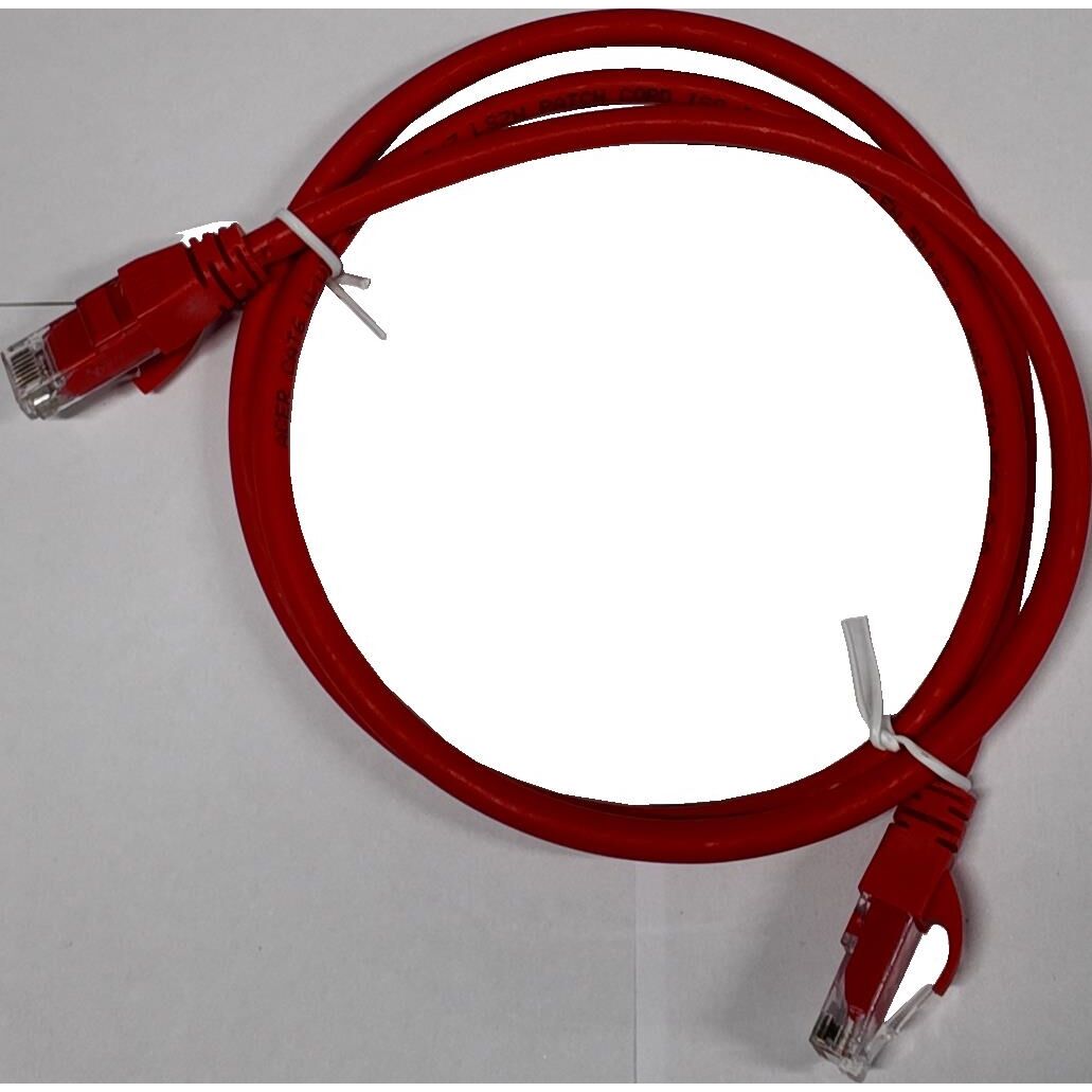 Ager Ac-602-020/R 2Mt Utp Cat6 Patch Kablo Kirmizi Cu, Lszh Awg 26/7