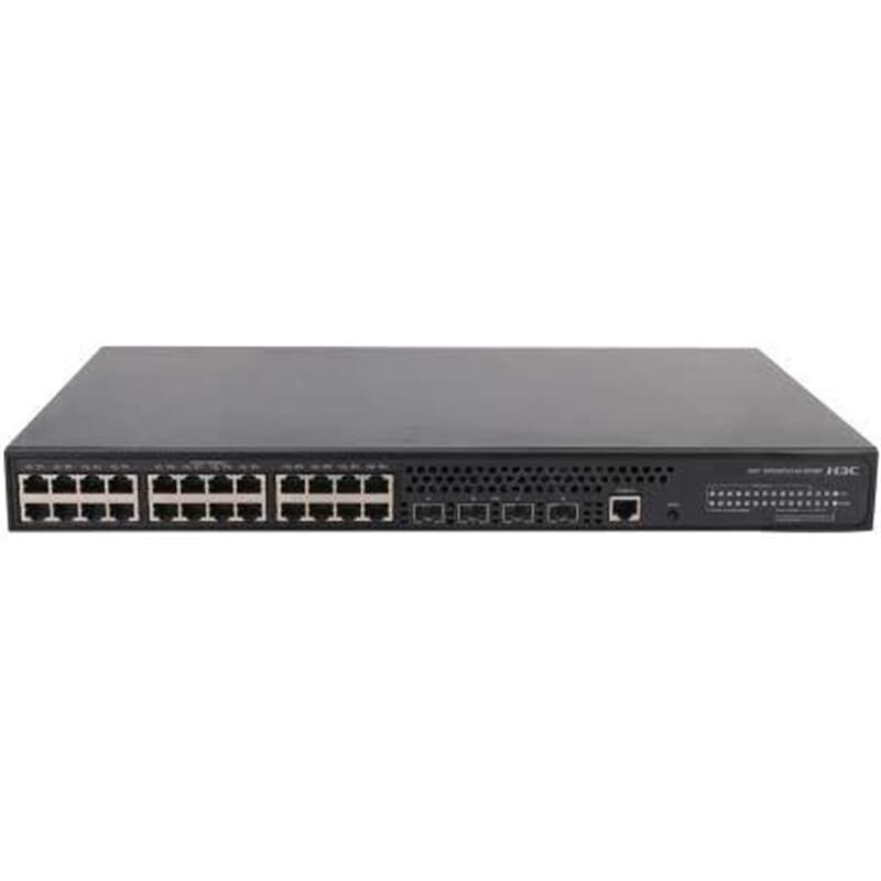 H3C Ls-5024Pv3-Ei-Hpwr-Gl 24 Port Gigabit + 4X1Gb Sfp Uplink Yöneti̇lebi̇li̇r L2 370W Poe Rackmount Switch(9801A1Qh)