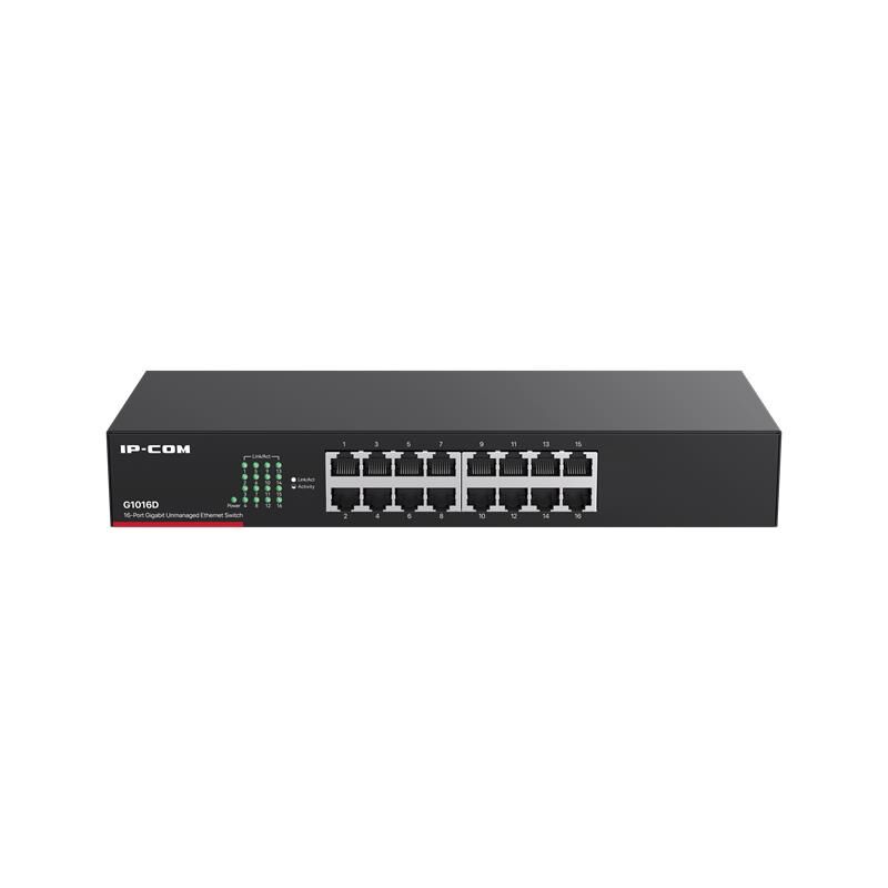 IP-COM G1016D 16 PORT GIGABIT METAL KASA RACKMOUNT SWITCH