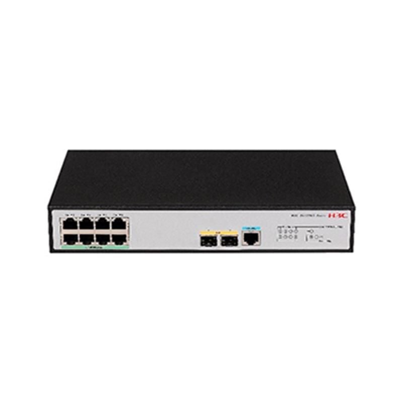 H3C 9801A41P S5120V3-10P-Pwr-Li 8 Port Gigabit+2X1Gb Sfp 1Xconsole Port Yöneti̇lebi̇li̇r 125W Poe Rackmount Switch