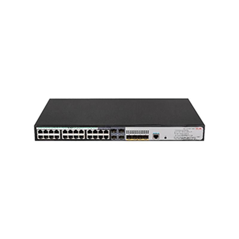 H3C 9801A41J S5120V3-28S-Hpwr-Li 24 Port Gigabit+4X10Gb Sfp+ 1Xconsole Port Yöneti̇lebi̇li̇r 370W Poe Rackmount Switch
