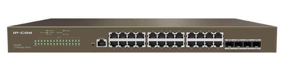 Ip-Com G5328P-24-410W 24 Port Gigabit+ 4Xgb Sfp Uplink L3 Yöneti̇lebi̇li̇r 370W Poe Rackmount Switch