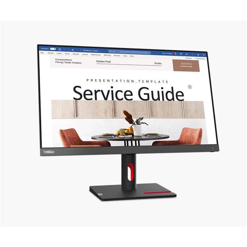 23.8 Lenovo S24I-30 Thinkvision 63Dekat3Tk 6Ms 100Hz Hdmi+Vga Led Monitor