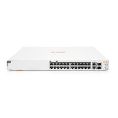 Hpe Jl813A 24 Port Gigabit 12 Port Poe + 2X1Gb Sfp Uplink Yöneti̇lebi̇li̇r Rackmount Switch