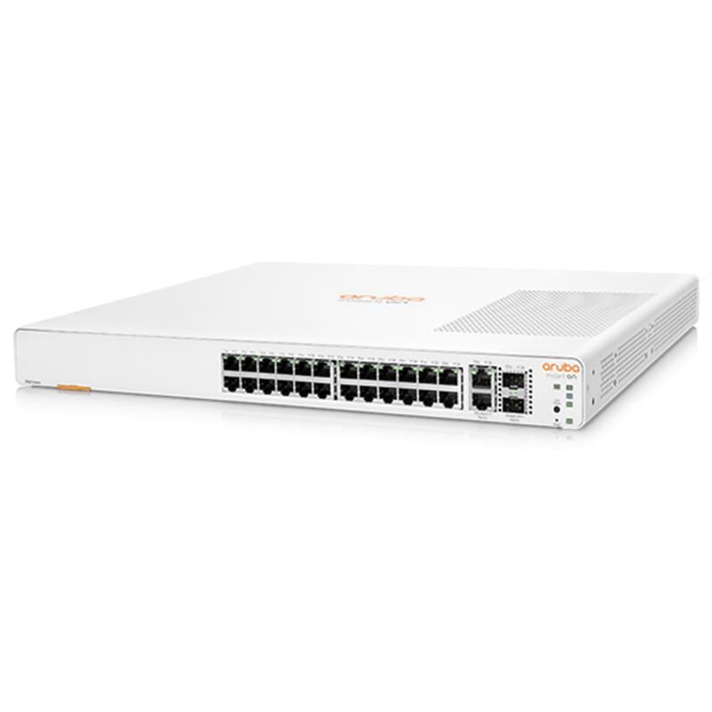 Hpe Jl807A Ion 1960 24 Port Gigabit + 2X10Gb Sfp Port Poe 370W Rackmount Switch