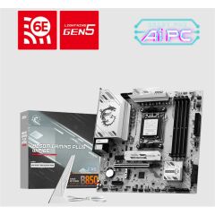 Msi B850M Gaming Plus Wifi6E Am5 Ddr5 8200Mhz(Oc) Hdmi Dp 2X M.2 Usb 10Gbs 2.5G Lan Wi-Fi 6E Matx