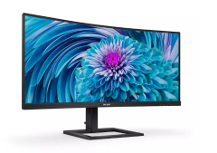 34 Philips 346E2Cuae/00 4Ms 100Mhz 1Xhdmi 1Xdp Wqhd 3440 X 1440 Usb-C Hoparlör Yüksekli̇k Ayari Curved Vesa Si̇yah