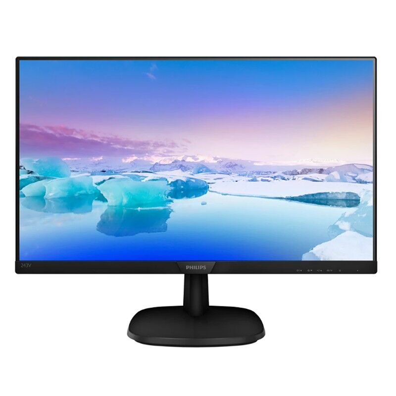 23.8 Philips 243V7Qjabf/01 Ips 4Ms 75Mhz 1Xvga 1Xhdmi 1Xdp Fhd 1920X1080 Hoparlör Flicker-Free Vesa Si̇yah