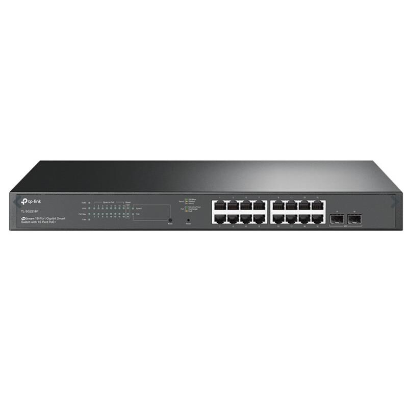 Tp-Link Omada Tl-Sg2218P 16 Port Gigabit+2Xgigabit Sfp Uplink Yöneti̇lebi̇li̇r 150W Poe Rackmount Switch