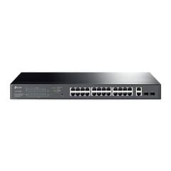 Tp-Link Tl-Sg1428Pe 24 Port Gigabit + 2Xgigabit Rj45/Sfp Uplink Yöneti̇lebi̇li̇r 250W Poe Rackmount Switch