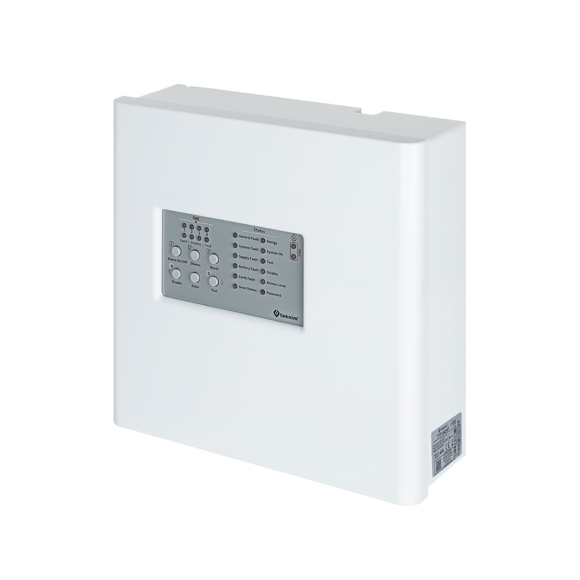 Tekni̇m Tfp-4404P Konvansi̇yonel 4 Bölgeli̇ Yangin Alarm Paneli̇