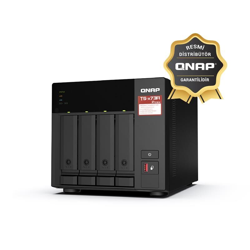 Qnap Ts-473A-8Gb Ram 4 Hdd Yuvali Tower Nas (Resmi̇ Di̇stri̇bütör Garanti̇li̇)