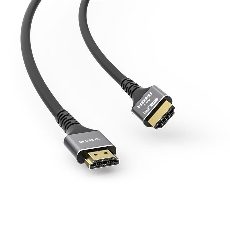 S-Link Slx-Hd4K30 19+1 Hdmi To Hdmi 30Mt Metal V2.0 4K (4096*2160) 30Hz Kablo