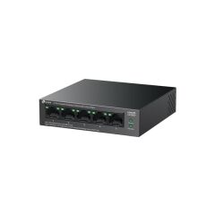 Tp-Link Ls105Gp 4 Port Gigabit + 1 Port Rj45 Uplink Poe 65W 250 Metre Poe Mesafe Metal Kasa Switch