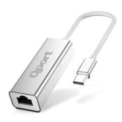 Qport Q-Tr45 Type-C To Rj45(Gi̇gabi̇t)Network Çevi̇ri̇ci̇