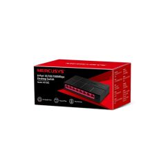 Tp-Link Mercusys Ms108G 8 Port 10/100/1000 Yonetilemez Desktop Switch Plasti̇k Kasa
