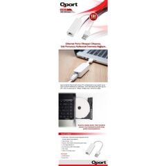 Qport Q-Urj45 Usb To Rj45 Çevi̇ri̇ci̇