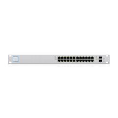 Ubiquiti Us-24-250W 24 Port Gigabit+2X1Gb Sfp+ Consol Port 802.3At/Af Yöneti̇lebi̇li̇r 250W Rackmount Poe Switch