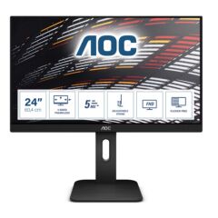 23.8 Aoc 24P1 Ips 5Ms 60Mhz 1Xvga 1Xhdmi 1Xdp 1Xdvi Fhd 1920X1080 Usb3.0 Hoparlör Çerçevesi̇z Yüksekli̇k Ayari Pivot Vesa