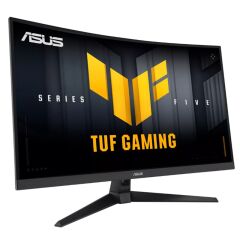 31.5 Asus Tuf Gaming Vg32Vqm5B 0.5Ms 250Mhz 2Xhdmi 1Xdp Fhd 1920X1080 Hoparlör Flicker Free Curved Vesa Si̇yah