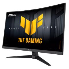 31.5 Asus Tuf Gaming Vg32Vqm5B 0.5Ms 250Mhz 2Xhdmi 1Xdp Fhd 1920X1080 Hoparlör Flicker Free Curved Vesa Si̇yah