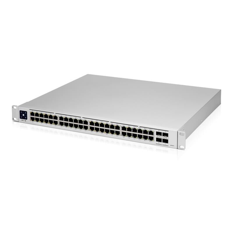 Ubiquiti Usw-Pro-48-Poe 48 Port Gigabit + 4X10Gb Sfp Uplink 600W Poe Yöneti̇lebi̇li̇r Rackmount Switch