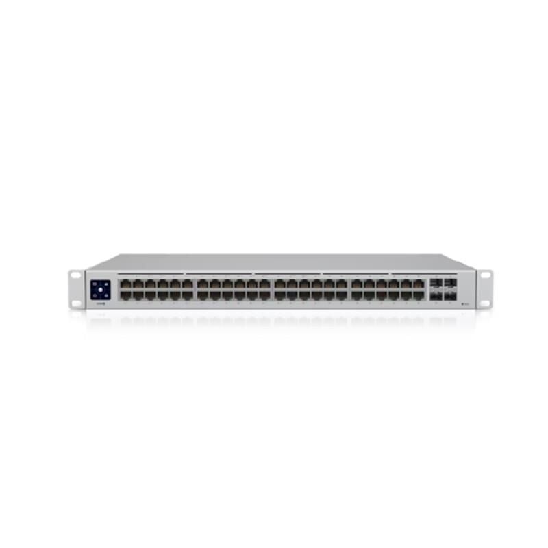 Ubiquiti Usw-48-Poe 48 Port Gigabit + 4X1Gb Sfp Uplink 195W Poe Yöneti̇lebi̇li̇r Rackmount Switch