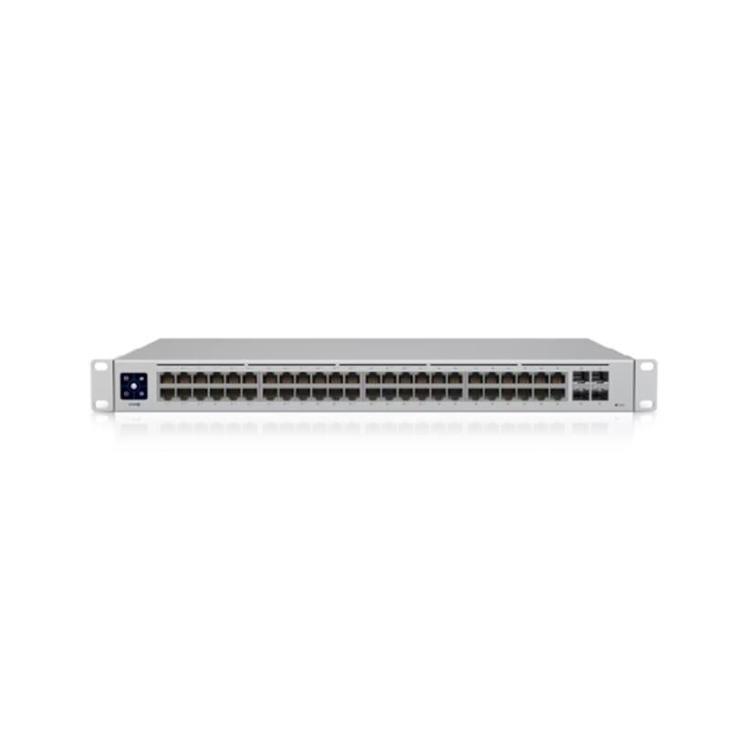 Ubiquiti Usw-48-Poe 48 Port Gigabit + 4X1Gb Sfp Uplink 195W Poe Yöneti̇lebi̇li̇r Rackmount Switch