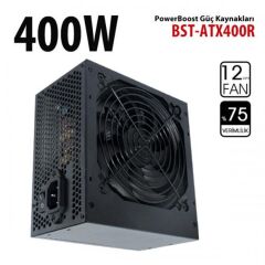 Power Boost Bst-Atx400R 400W 12Cm Fanli Power Supply Kutulu