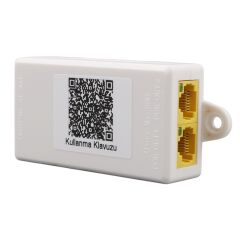 Uranium Poe-Rp12 1 Port Poe Gi̇ri̇ş Besleme+ 2 Port Poe Çikiş 10/100 Plasti̇k Kasa Poe Repeater