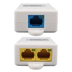 Uranium Poe-Rp12 1 Port Poe Gi̇ri̇ş Besleme+ 2 Port Poe Çikiş 10/100 Plasti̇k Kasa Poe Repeater
