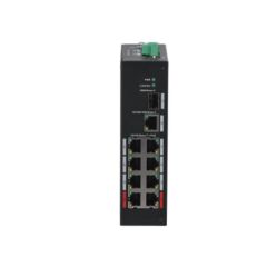 Dahua Pfs3110-8Et-96-V2 8 Port 10/100 + 1Xgb Rj45/1Xgb Sfp Uplink 96W Poe Endüstri̇yel Switch