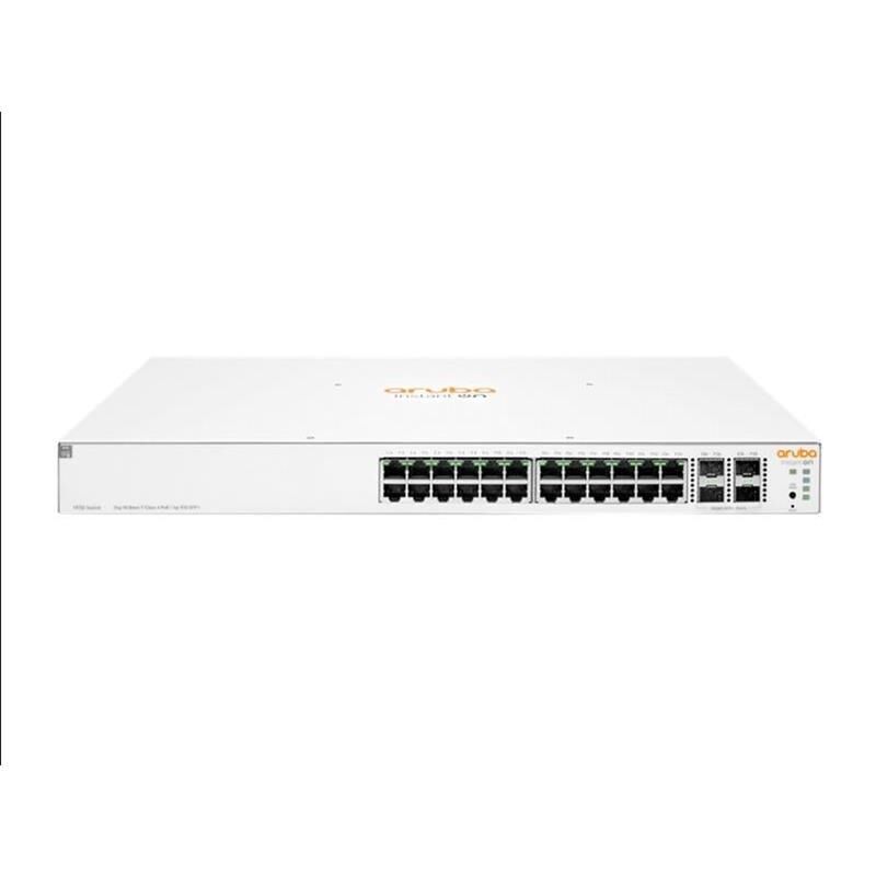 HPE ARUBA ION 1930 JL683B 24 PORT GIGABIT+4X10GB SFP YÖNETİLEBİLİR 195W POE SWITCH
