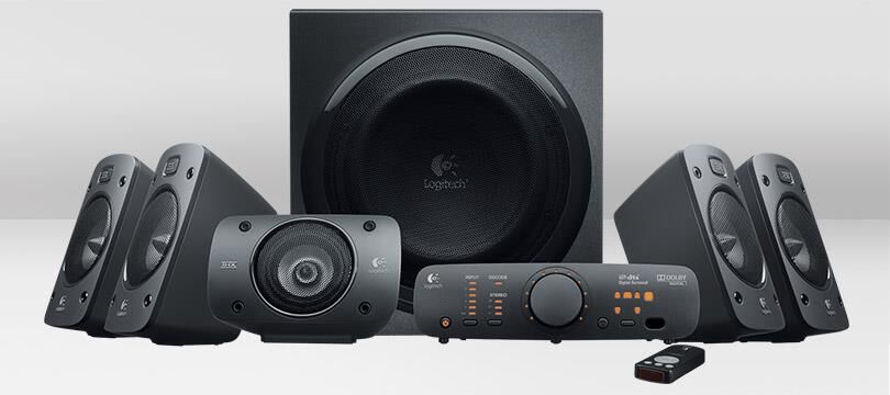 Logitech Z906 500W 5+1 Surround Ses Hoparlör Si̇yah 980-000468