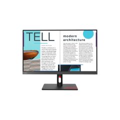 Lenovo 63E0Kat4Tk 24.5'' 4Ms 75Hz 1920X1080 Vga/Hdmi Vesa Si̇yah Ips Led Monitor