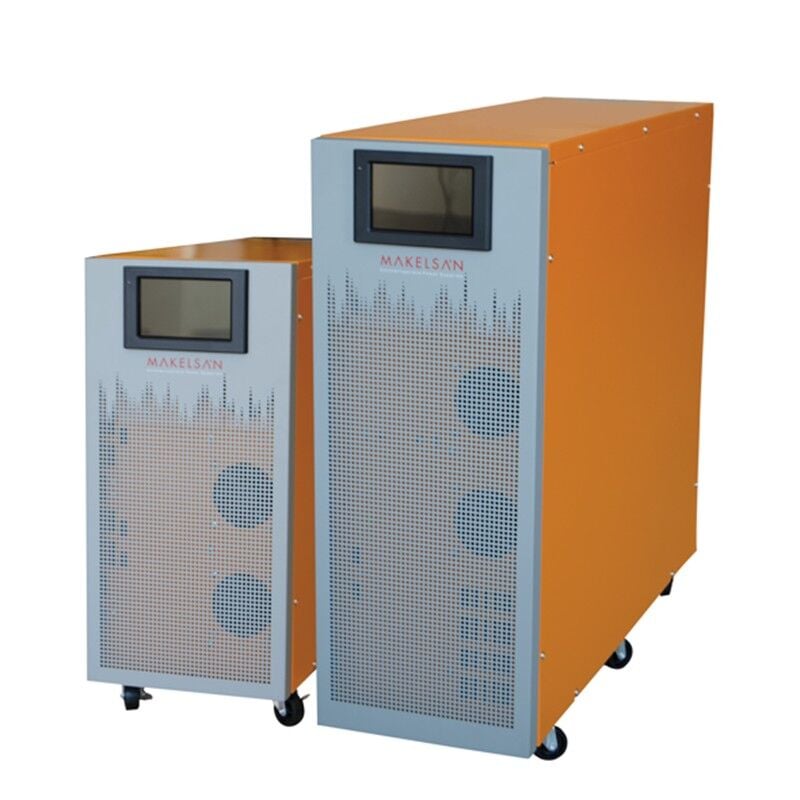 Makelsan Powerpack Hf Se 3300 10Kva 3F/3F (20X9Ah) 6/12 Dk Pf;1 Lcd Online Ups (Trifaze)