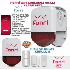 Fonri̇ 1G Wifi Kablosuz Alarm Set Lb-01Wf
