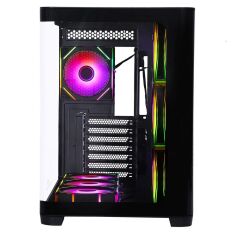 Gamebooster Gb-G2851Bb 7X Argb Fan Atx Sea View Usb3.0 Si̇yah Kasa