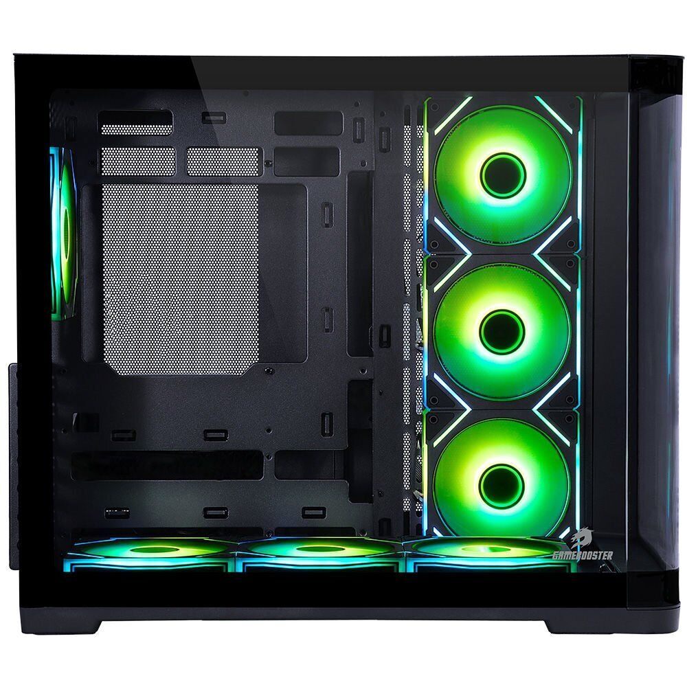 Gamebooster Gb-G2851Bb 7X Argb Fan Atx Sea View Usb3.0 Si̇yah Kasa
