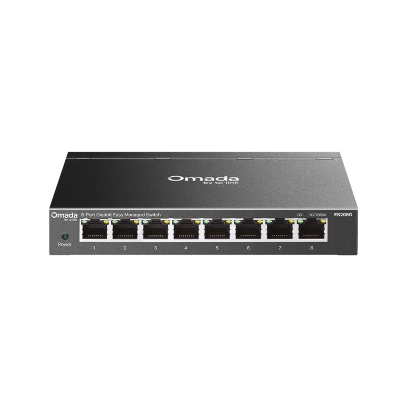 Tp-Link Omada Es208G 8 Port Gigabit Yoneti̇lebi̇li̇r Metal Kasa Switch