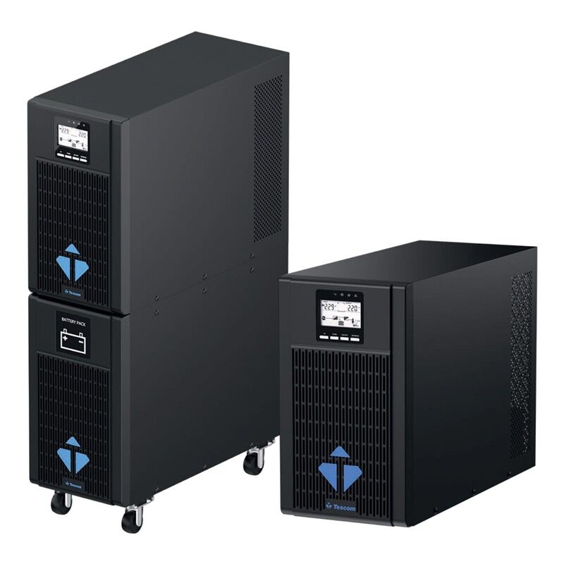 Tescom Neoline 10Kva 1F/1F (16X9Ah) 5/10Dk Lcd Online Ups