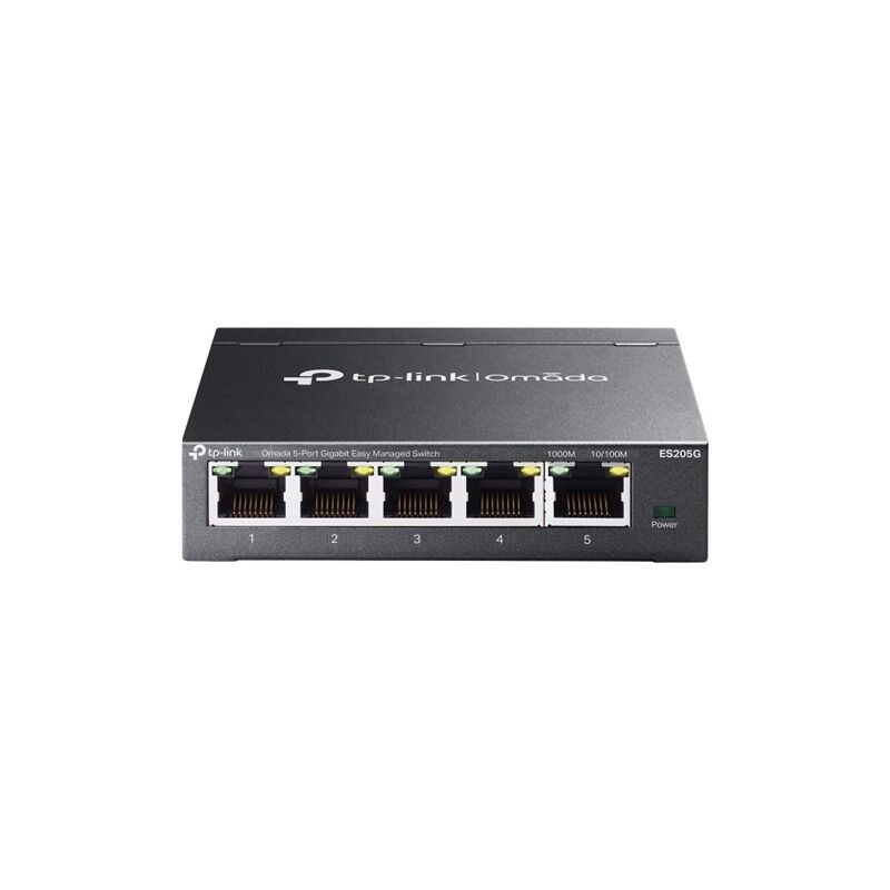Tp-Link Omada Es205G 5 Port Gigabit Yoneti̇lebi̇li̇r Metal Kasa Switch