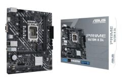 Asus Prime H610M-K D4 Ddr4 3200Mhz 1Xvga 1Xhdmi 1Xm.2 Usb 3.2 Matx 1700P (12. / 13. Ve 14. Nesi̇l İşlemci̇ Uyumlu)