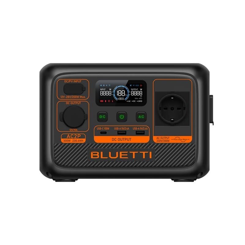 Bluetti Ac2P 300W 230,4Wh Taşinabi̇li̇r Güç İstasyonu